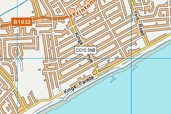 CO15 5NB map - OS VectorMap District (Ordnance Survey)