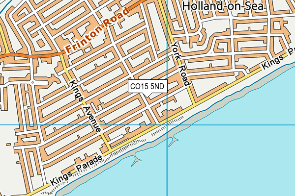 CO15 5ND map - OS VectorMap District (Ordnance Survey)