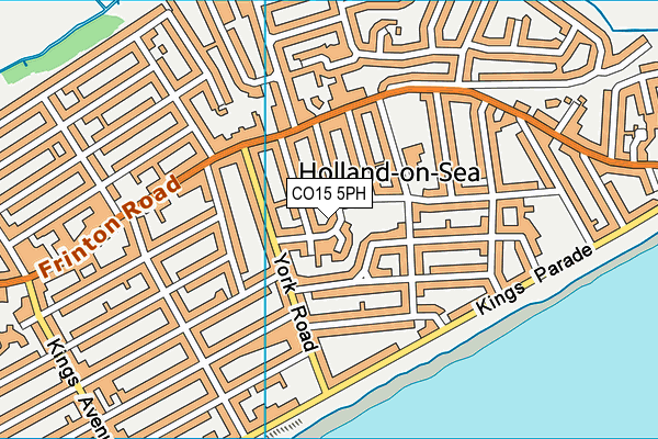 CO15 5PH map - OS VectorMap District (Ordnance Survey)