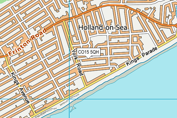 CO15 5QH map - OS VectorMap District (Ordnance Survey)