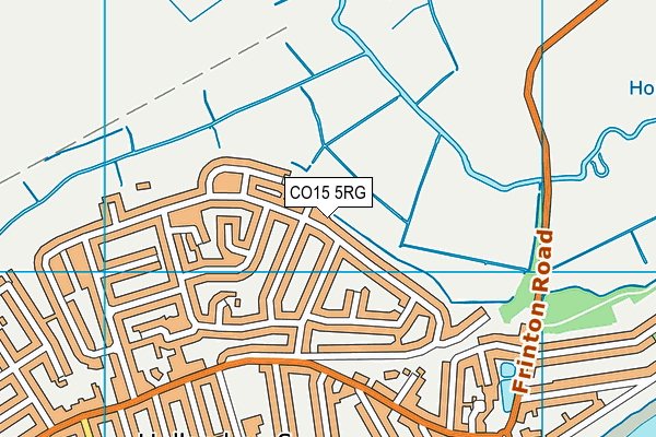 CO15 5RG map - OS VectorMap District (Ordnance Survey)