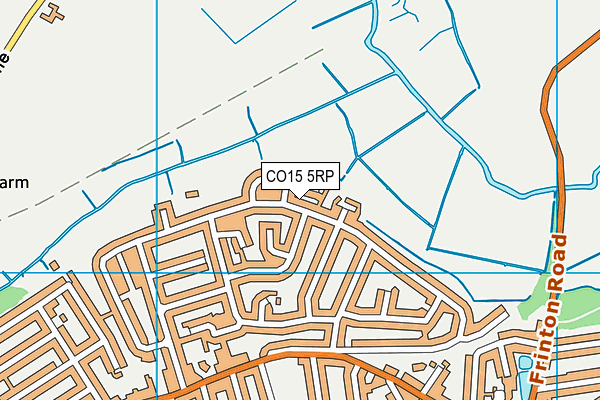 CO15 5RP map - OS VectorMap District (Ordnance Survey)