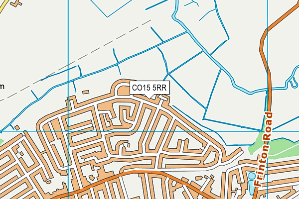 CO15 5RR map - OS VectorMap District (Ordnance Survey)