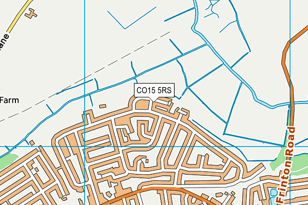 CO15 5RS map - OS VectorMap District (Ordnance Survey)