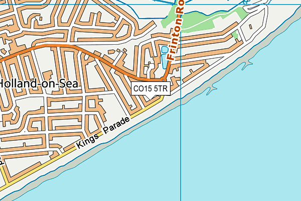 CO15 5TR map - OS VectorMap District (Ordnance Survey)
