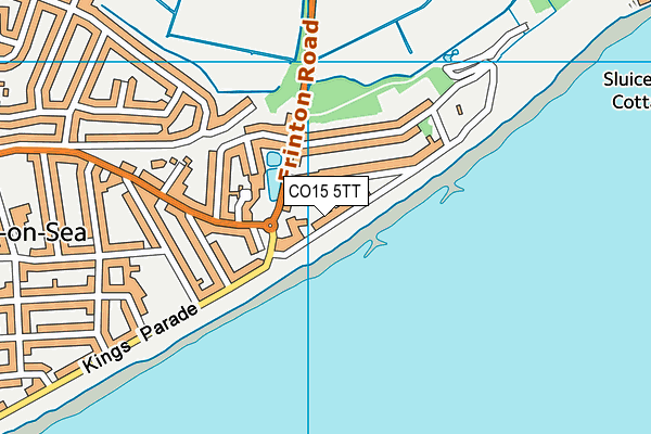 CO15 5TT map - OS VectorMap District (Ordnance Survey)