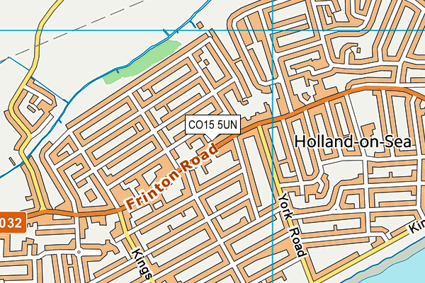CO15 5UN map - OS VectorMap District (Ordnance Survey)