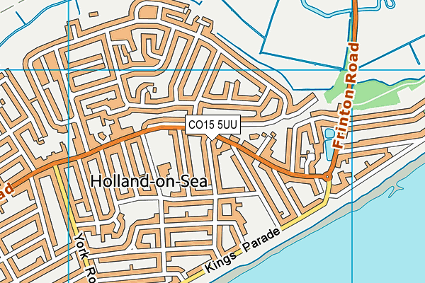 CO15 5UU map - OS VectorMap District (Ordnance Survey)