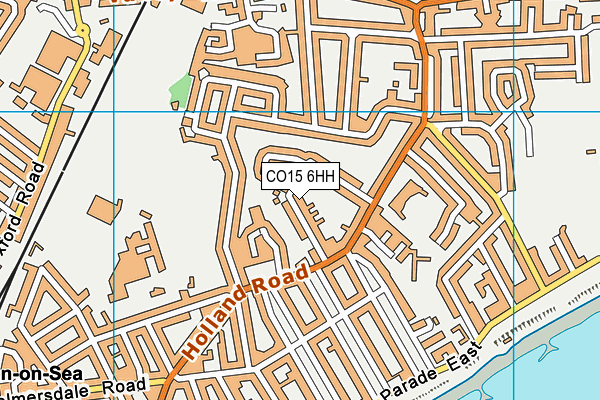 CO15 6HH map - OS VectorMap District (Ordnance Survey)