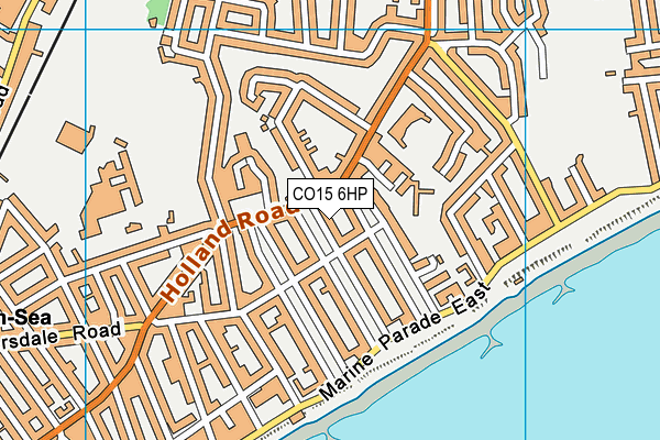 CO15 6HP map - OS VectorMap District (Ordnance Survey)