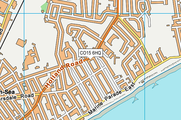 CO15 6HQ map - OS VectorMap District (Ordnance Survey)