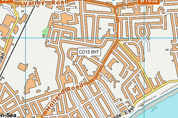 CO15 6HT map - OS VectorMap District (Ordnance Survey)