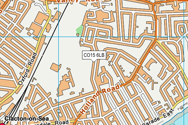 CO15 6LB map - OS VectorMap District (Ordnance Survey)