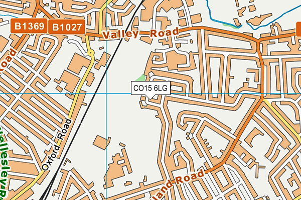 CO15 6LG map - OS VectorMap District (Ordnance Survey)