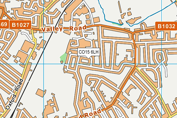 CO15 6LH map - OS VectorMap District (Ordnance Survey)
