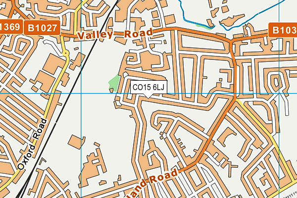CO15 6LJ map - OS VectorMap District (Ordnance Survey)