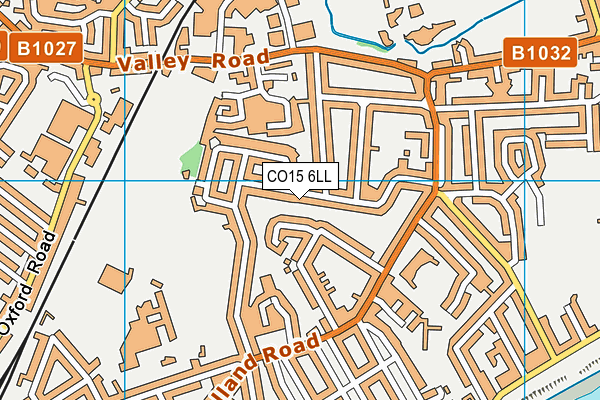 CO15 6LL map - OS VectorMap District (Ordnance Survey)