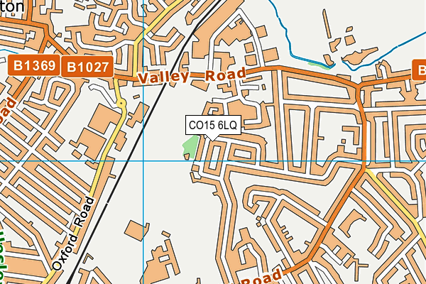 CO15 6LQ map - OS VectorMap District (Ordnance Survey)