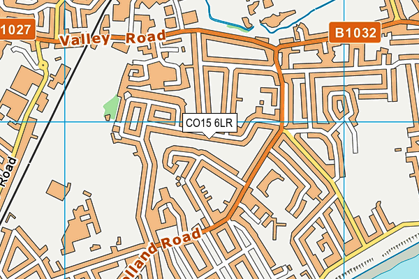 CO15 6LR map - OS VectorMap District (Ordnance Survey)