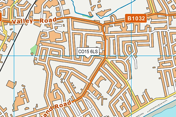 CO15 6LS map - OS VectorMap District (Ordnance Survey)