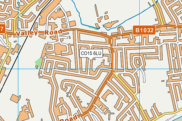 CO15 6LU map - OS VectorMap District (Ordnance Survey)