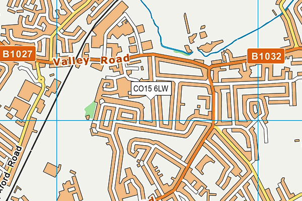 CO15 6LW map - OS VectorMap District (Ordnance Survey)