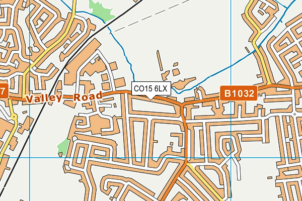 CO15 6LX map - OS VectorMap District (Ordnance Survey)