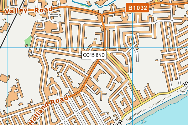 CO15 6ND map - OS VectorMap District (Ordnance Survey)