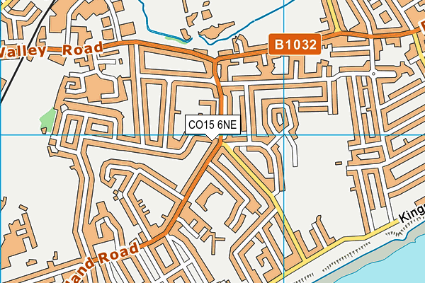 CO15 6NE map - OS VectorMap District (Ordnance Survey)
