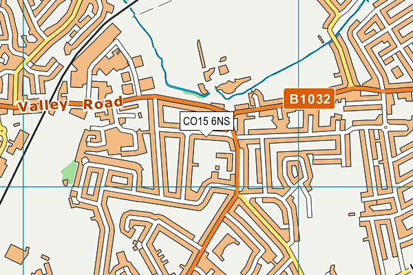 CO15 6NS map - OS VectorMap District (Ordnance Survey)