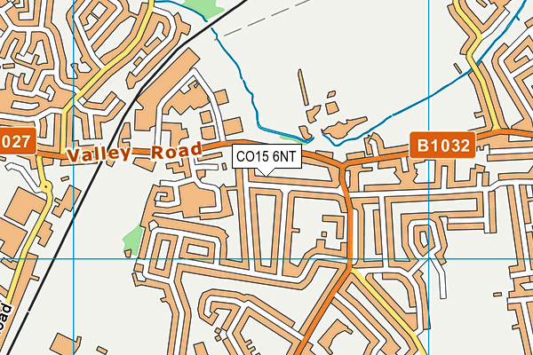 CO15 6NT map - OS VectorMap District (Ordnance Survey)