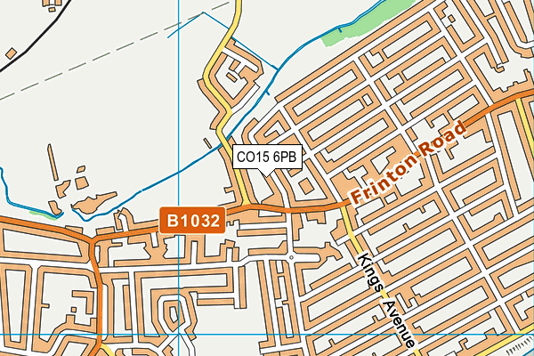 CO15 6PB map - OS VectorMap District (Ordnance Survey)