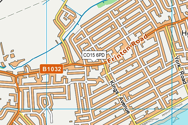 CO15 6PD map - OS VectorMap District (Ordnance Survey)