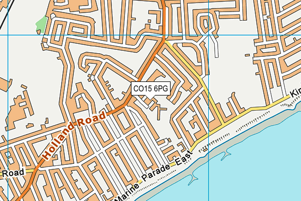 CO15 6PG map - OS VectorMap District (Ordnance Survey)