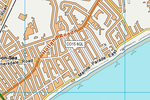 CO15 6QL map - OS VectorMap District (Ordnance Survey)