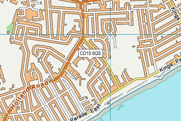 CO15 6QS map - OS VectorMap District (Ordnance Survey)