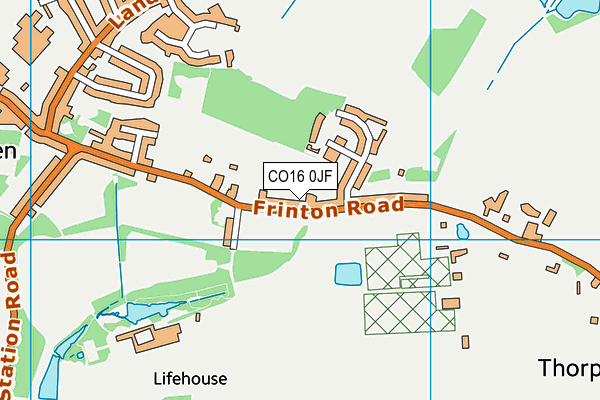 Map of FRINTON MOTORS LIMITED at district scale