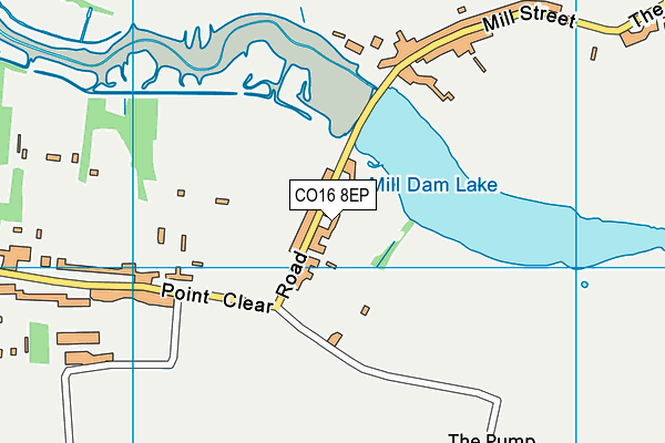 Cowley Park map (CO16 8EP) - OS VectorMap District (Ordnance Survey)