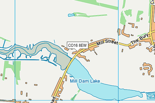 Map of ST OSYTH BOATYARD LTD at district scale