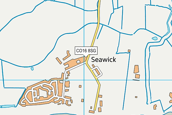 Seawick Holiday Park map (CO16 8SG) - OS VectorMap District (Ordnance Survey)