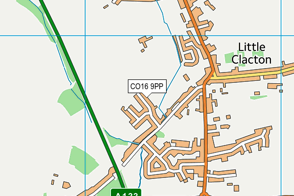 CO16 9PP map - OS VectorMap District (Ordnance Survey)