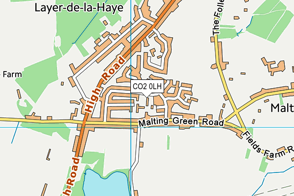 CO2 0LH map - OS VectorMap District (Ordnance Survey)