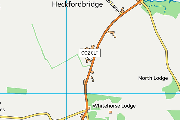 Map of OAKHEART COLCHESTER LTD at district scale