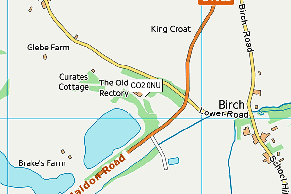 CO2 0NU map - OS VectorMap District (Ordnance Survey)