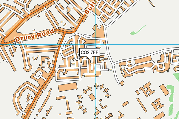 CO2 7FF map - OS VectorMap District (Ordnance Survey)