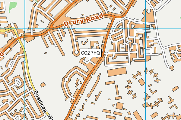 CO2 7HQ map - OS VectorMap District (Ordnance Survey)