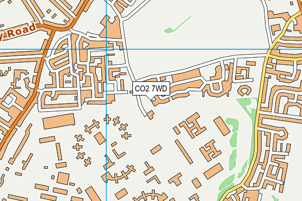 CO2 7WD map - OS VectorMap District (Ordnance Survey)