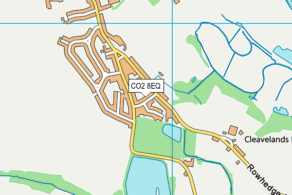 CO2 8EQ map - OS VectorMap District (Ordnance Survey)