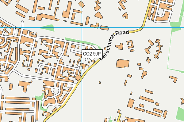 CO2 9JP map - OS VectorMap District (Ordnance Survey)