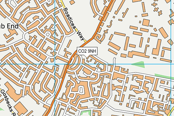 CO2 9NH map - OS VectorMap District (Ordnance Survey)